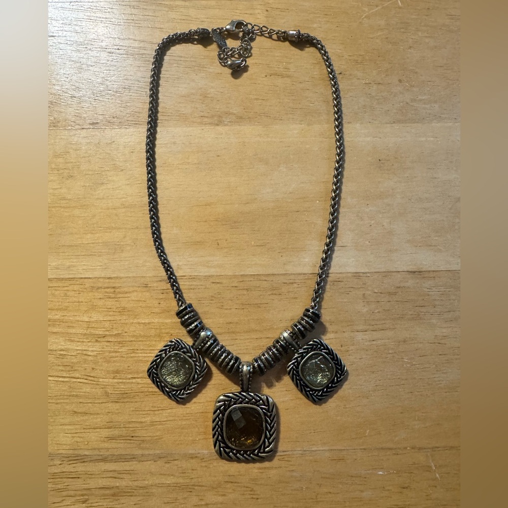Laura Ashley Bronze Accented Statement Necklace